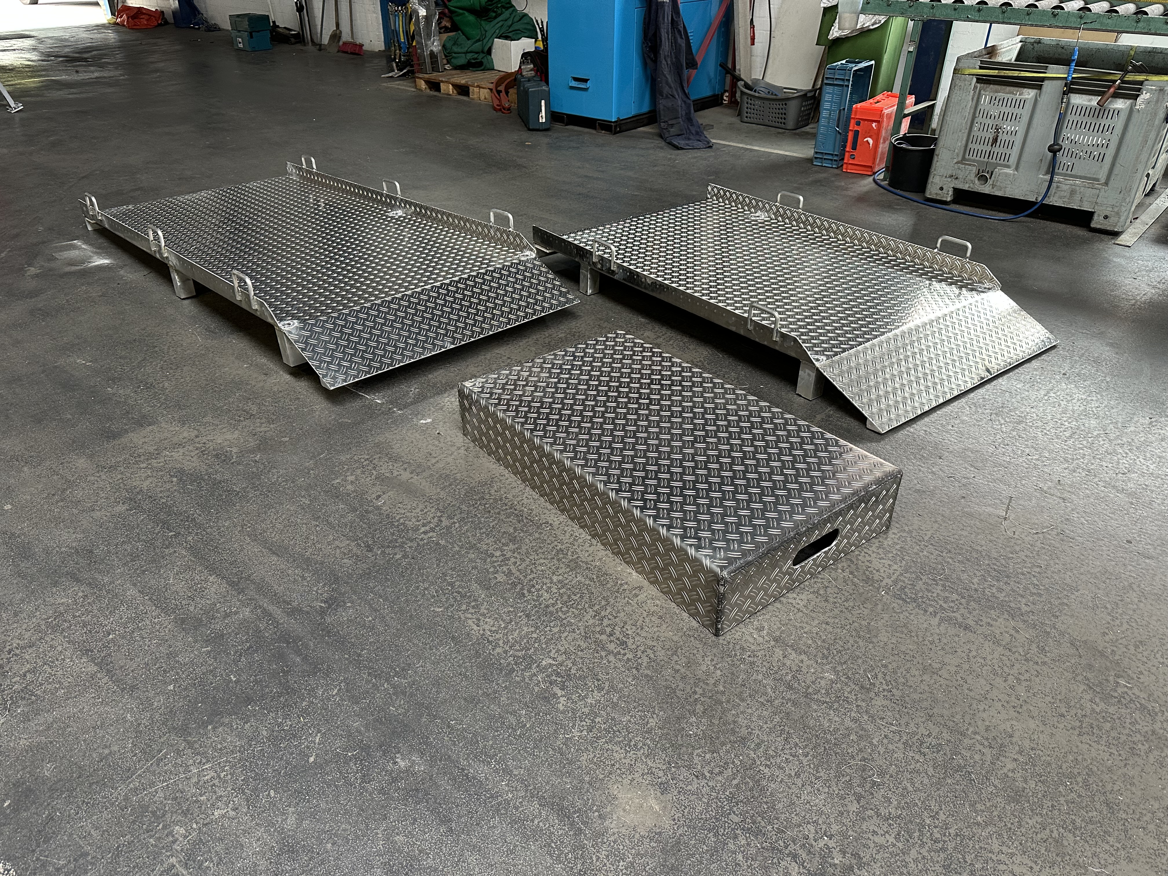 Aluminium traanplaat werk